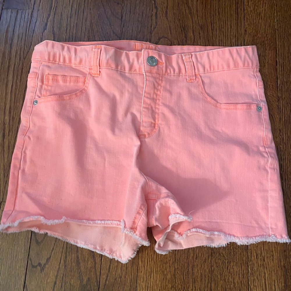 BNWOT Justice pink jeans shorts size 20plus